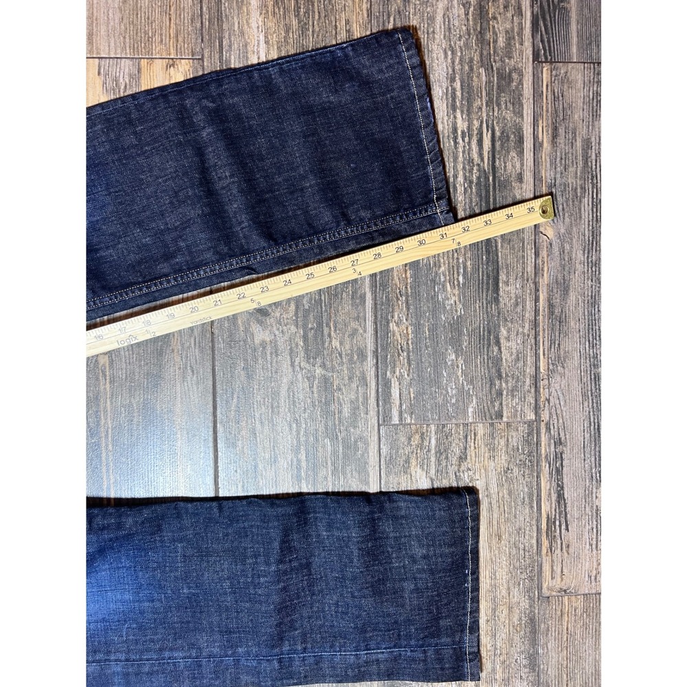 Banana Republic Mens Size 31 Straight Fit Dark Wash Denim‎ Jeans Preppy Rodeo - Picture 5 of 10